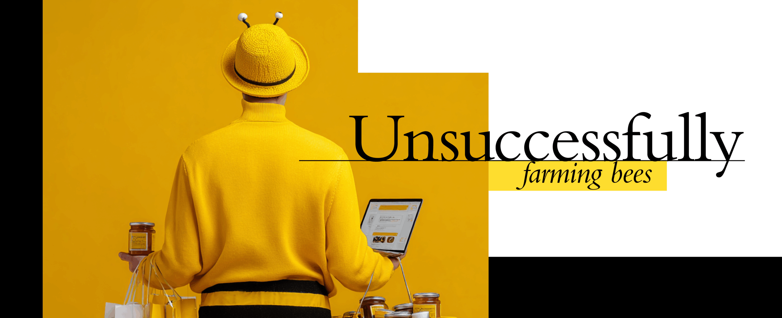 Unsuccessfully farming bees