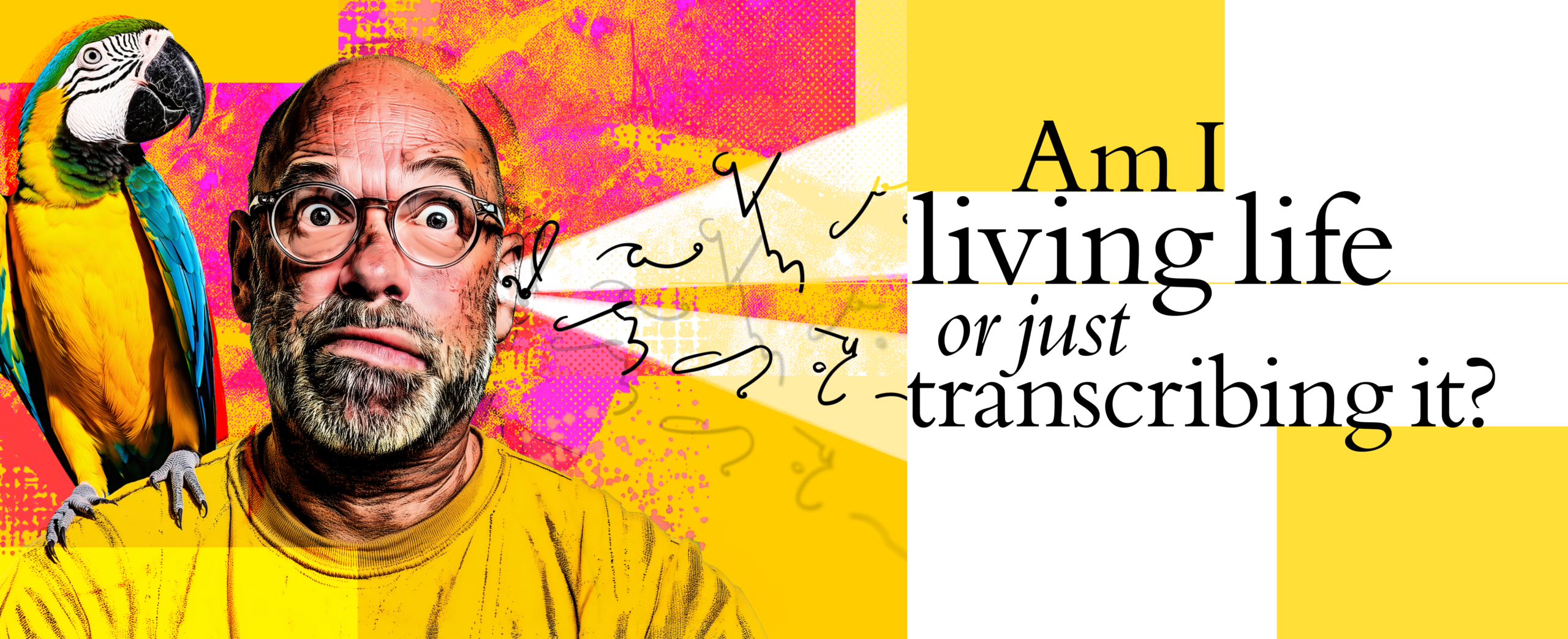 Am I living life or just transcribing it?