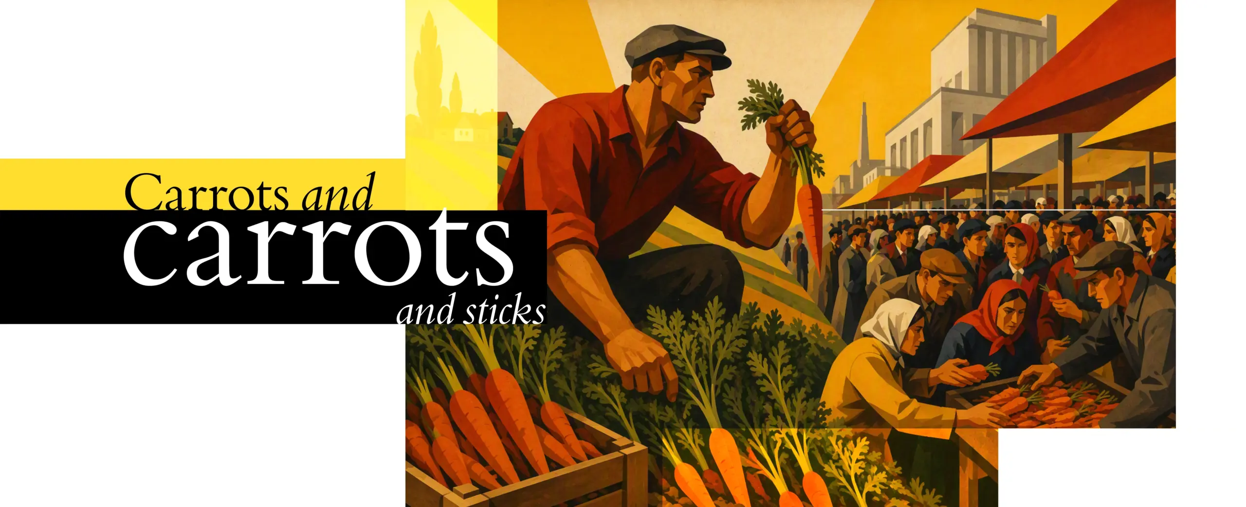 Carrots and carrots and sticks
